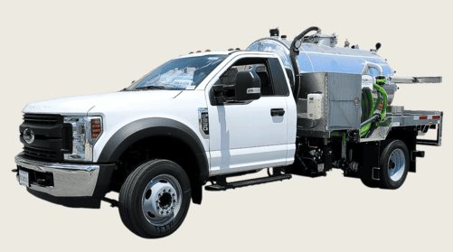 Missouri City Sanitation Solutions service truck used for emergency dispatch